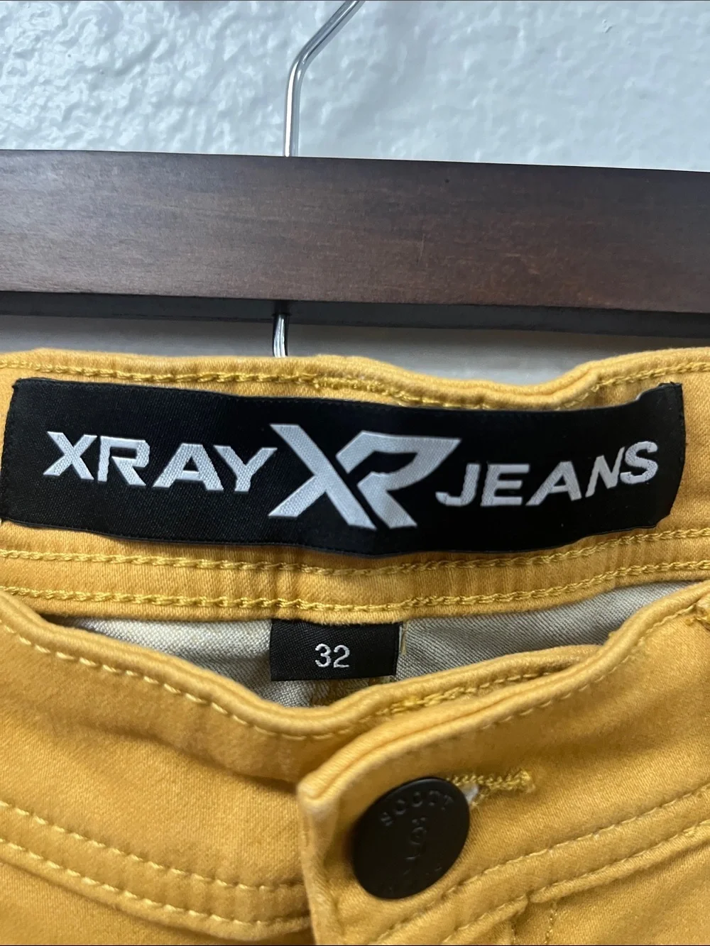 X Ray Mustard Commuter Stretch Cotton Blend Pants.  #1146